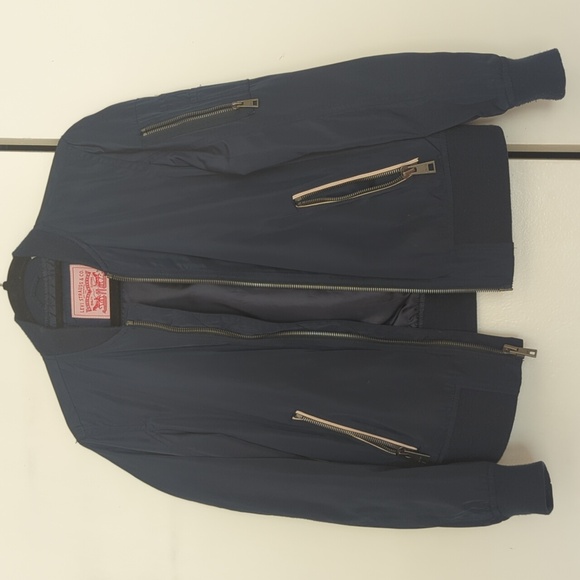 Levi's navy blue bomber jacket - Picture 1 of 4